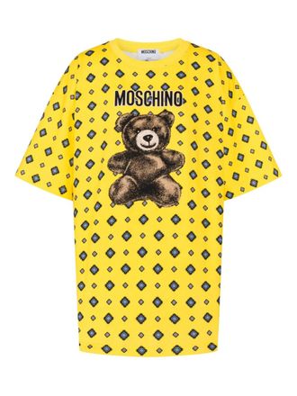 Moschino T-shirt con stampa - Giallo