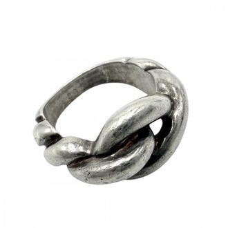 Herm&egrave;s Silver 925 Band Ring (Pre-Owned)