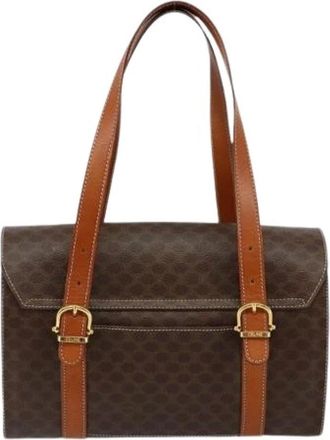 Celine Borsa a mano Pre-owned Vintage Macadam - - Pre-owned - Donna - Marrone - ONE SIZE