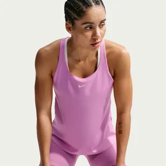 Nike Womens Nike Pro Dri-FIT Tank Top in Purple | IB9900-503