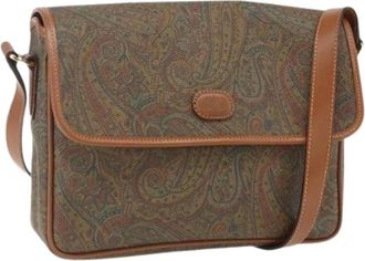 Valentino Pre-owned Cross Body Bags, female, Brown, Size: ONE SIZE Pre-owned Vintage Shoulder Bag