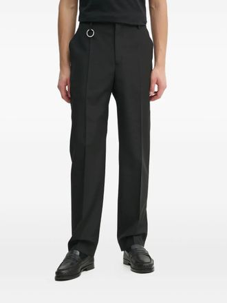 Études Studio ring-detail tailored trousers - unisex - Fabric - 48 - Black