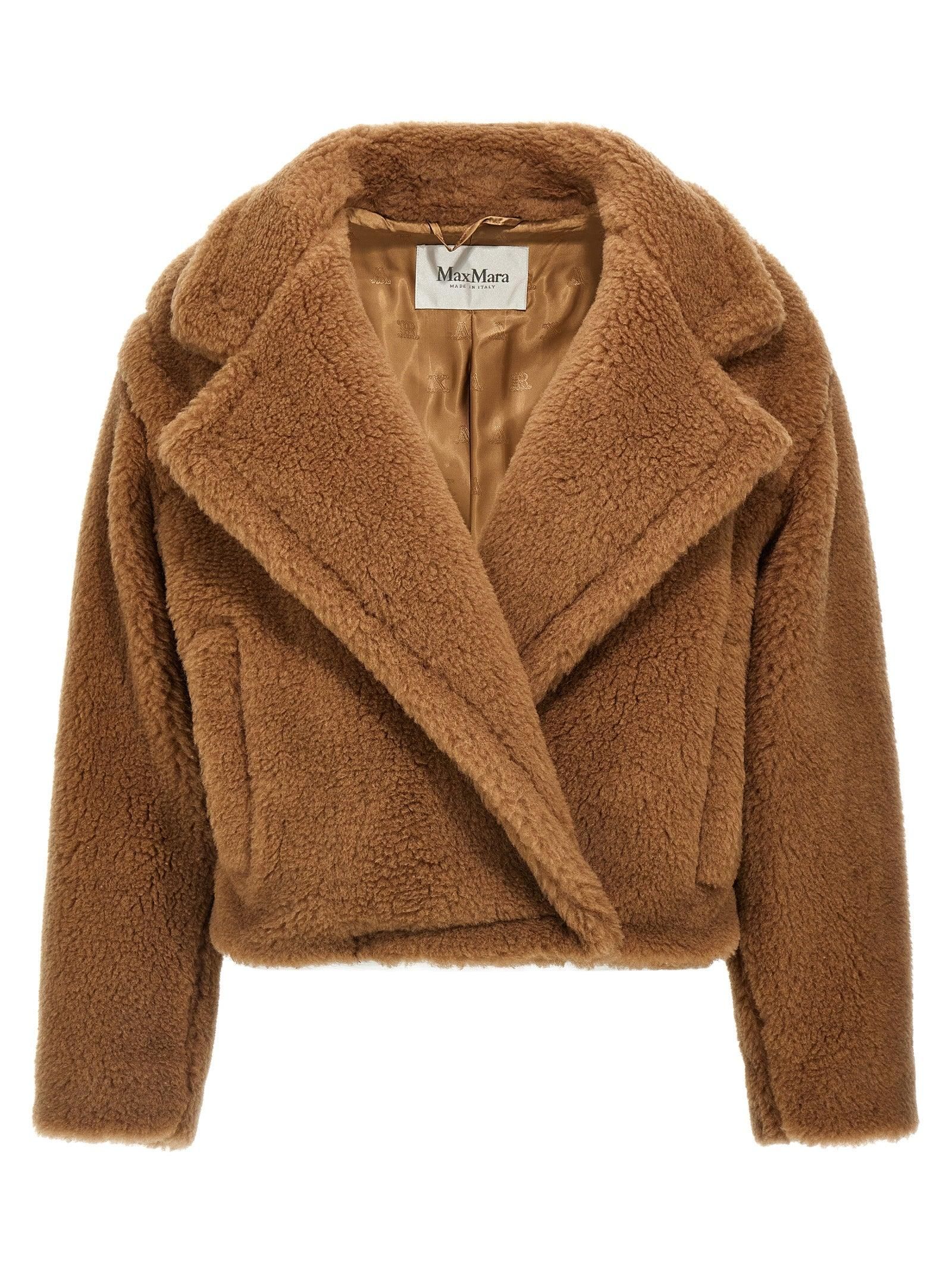 コート MAX MARA Women Jackets 2421016503600 BROWN Max Mara マックスマーラ コート ポルド ベルト付き ベージュ
