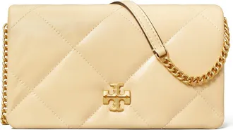 Tory Burch Kira Diamond Quilt Crossbody in Vanilla Soft Serve at Nordstrom
