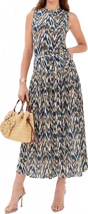 Ulla Johnson Blanche Pull On Midi Skirt In Riverslate