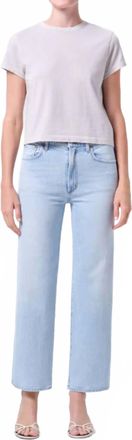 A Gold E Harper Crop Jeans In Flaunt