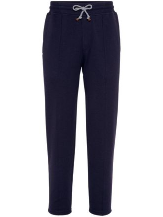 Brunello Cucinelli Pantaloni sportivi con coulisse - Blu