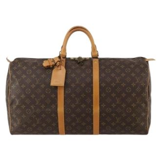 Louis Vuitton Pre-owned Vintage Weekend Bag - Dames - Pre-owned - Bruin - Maat: ONE Size Leer