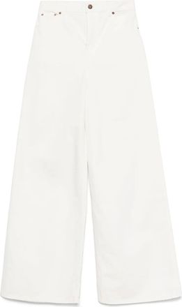 Chloé Pantaloni in cotone - Bianco