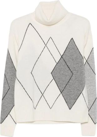 Seventy Turtleneck - Dames - Coltruien - Wit - L - Wol - Truien & Vesten