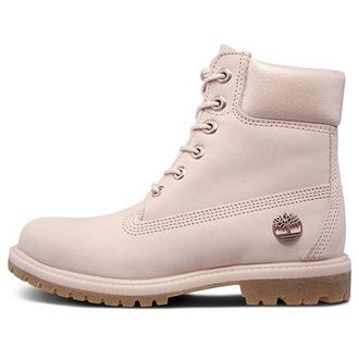 Timberland (WMNS) Timberland Premium Waterproof Lace Up Hiking Boots Pale Pink A1HL6