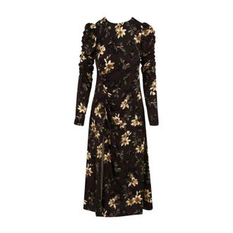 Mar De Margaritas Chloe Long Sleeve Dress - Dames - Casual kleedjes - Veelkleurig - L - Polyester - Kleedjes