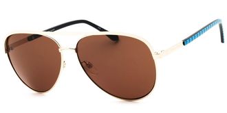 Draper James DJ9014 710 Womens Sunglasses Gold Size 58