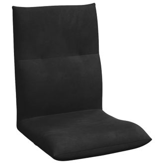 vidaXL Sill&oacute;n Ajustable Negro Terciopelo Vidaxl