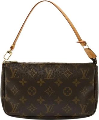 Louis Vuitton Pre-owned Shoulder Bags, female, Brown, Size: ONE SIZE Pre-owned Canvas Shoulder Bag