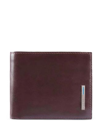 Piquadro leather coin-pocket wallet - men - Leather/Polyester - One Size - Brown