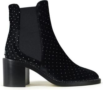 Jimmy Choo London Merril 65 Boot - Dames - Laarzen met Hak - Zwart - 35 1/2 EU - Leer - Schoenen
