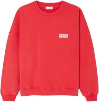 American Vintage Hoodies & sweatvesten, Dames, Rood, S, Sweatshirts & Hoodies