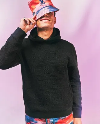 Psycho Bunny Mens Raphael Bucket Hat 656 SUNKISSED CORAL / O/S