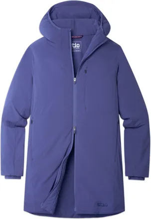 Stio | Womens Fernos Max Insulated Parka, Size Extra Small in Nightfall