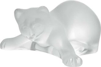 Lalique Crystal Playing Kitten 12174