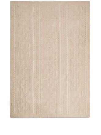 Ralph Lauren Home geometric pattern cotton blanket - unisex - Cotton - OS - Neutrals