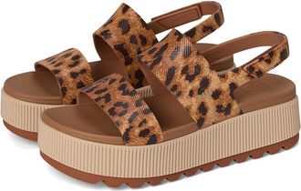 Reef Water Vista Higher Womens Shoes Leopard : 10 B - Medium, Synthetic