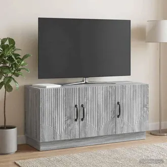 vidaXL Vidaxl Mobile Tv Grigio Sonoma 99 X 34,5 X 47 Cm Legno Ingegnerizzato