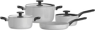 Berghoff Berghoff Leo Glints 7Pc Ceramic Nonstick Cookware Set