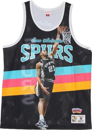 Mitchell & Ness NBA Basketbal Tanktop Tim Duncan - Heren - Fitness - Veelkleurig - XL - Polyester - Fitness