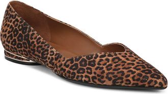 Naturalizer Havana Pointed Toe Flat in Dark Chestnut Suede at Nordstrom, Size 7.5