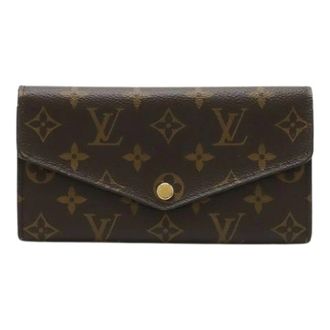 Louis Vuitton Pre-owned Wallets, female, Brown, Size: ONE SIZE Pre-owned Monogram Long Wallet M62235