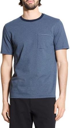 Theory Birds Eye Ringer T-Shirt in Crisp Blue Multi at Nordstrom Rack, Size X-Large