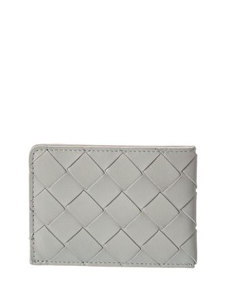 Bottega Veneta Fold Intrecciato Leather Card Case