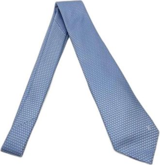 Louis Vuitton Pre-owned Accessories, male, Blue, Size: ONE SIZE Pre-owned Silk Home-Office