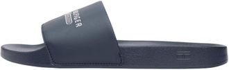 Tommy Hilfiger Men RAISED POOL SLIDE FM0FM05761 Slides, BLUE (Desert Sky), 44