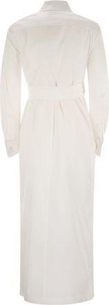 Max Mara Womens Balzac - Cotton Twill Dress - White - Size EU 36 (Womens)