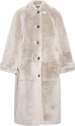 Yves Salomon Coat Merinos Ironed Lamb