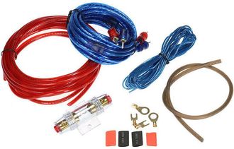OEM Kit De Montaje Para Amplificador De Subwoofer De Audio Para Autom&oacute;vil De 1500 W, Kit De Cableado Rca Amp, Cable Portafusibles