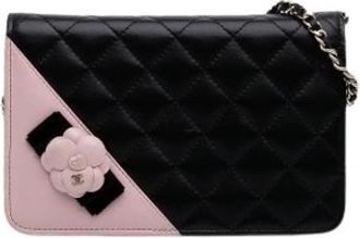Chanel Pre-owned Cross Body Bags, female, Multicolor, Size: ONE SIZE Pre-owned Vintage Leather Crossbody Bag