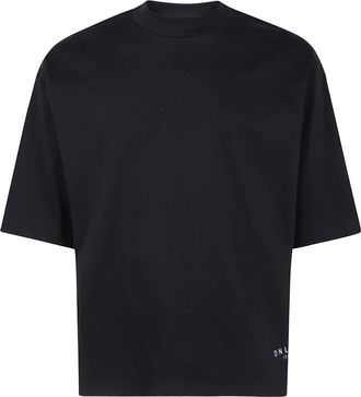 Daniele Fiesoli Tops, Heren, Zwart, L, Katoen, Klassiek T-shirt