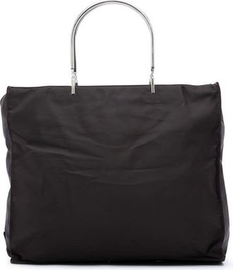 Prada Pre-owned Prada Tessuto Metal Handle Bag Ladies 1WUADQZDK0RJGSSR