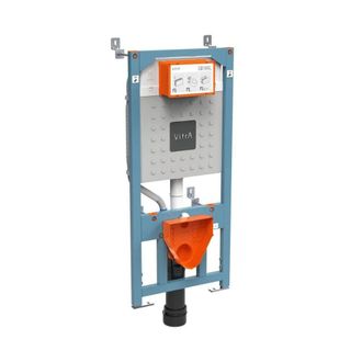 Vitra Bastidor De Soporte De Suelo A Pared V12 Para Inodoro Suspendido, Doble Descarga 3/6l, Para Tabique Ligero O Muro De Carga (762- - Vitra