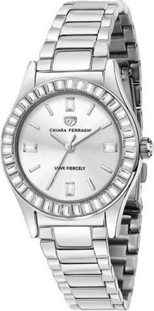 Chiara Ferragni Roestvrijstalen Dameshorloge Zilver - Dames - Horloges - Grijs - ONE Size - Accessoires