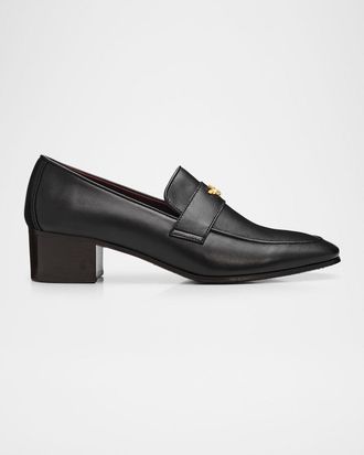Bougeotte 35mm Leather Penny Loafers