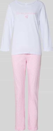 Louis & Louisa Pyjama aus reiner Baumwolle Modell Lieblingshase in Rosa, Gr&ouml;&szlig;e XXL