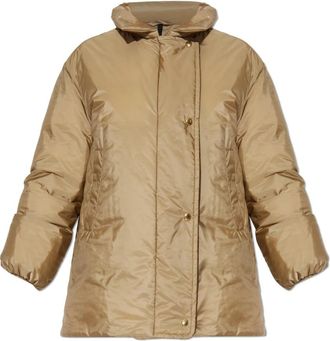 Moncler Jas met Voue vest - Dames - Winterjassen - Beige - M - Polyester - Jassen
