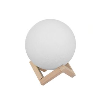 KASANOVA Lampada luna led 3D ricaricabile 15 cm