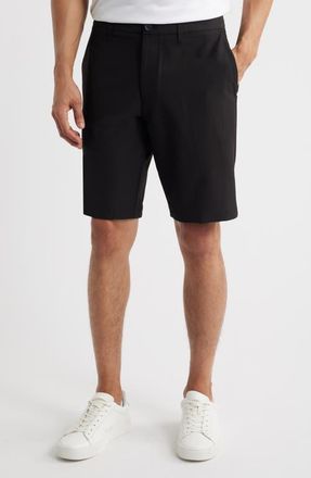 BOSS Commuter Slim Fit Performance Shorts in Black at Nordstrom, Size 34