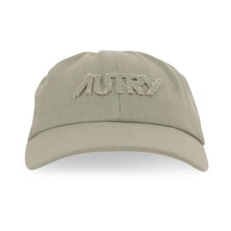Autry Baseballpet met ton-sur-ton logo - unisex - Petten - Groen - ONE Size - Katoen - Accessoires